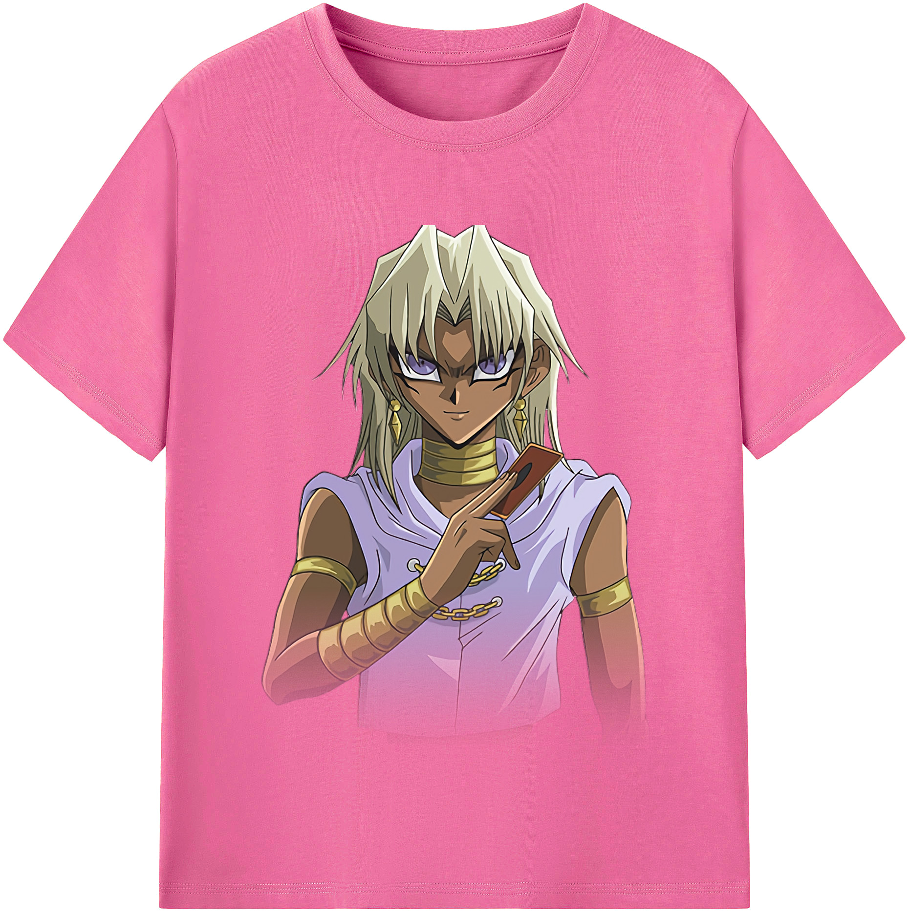 （画像用） 遊☆戯☆王 Yu-Gi-Oh! レディースカジュアルプリントTシャツ（綿100％）